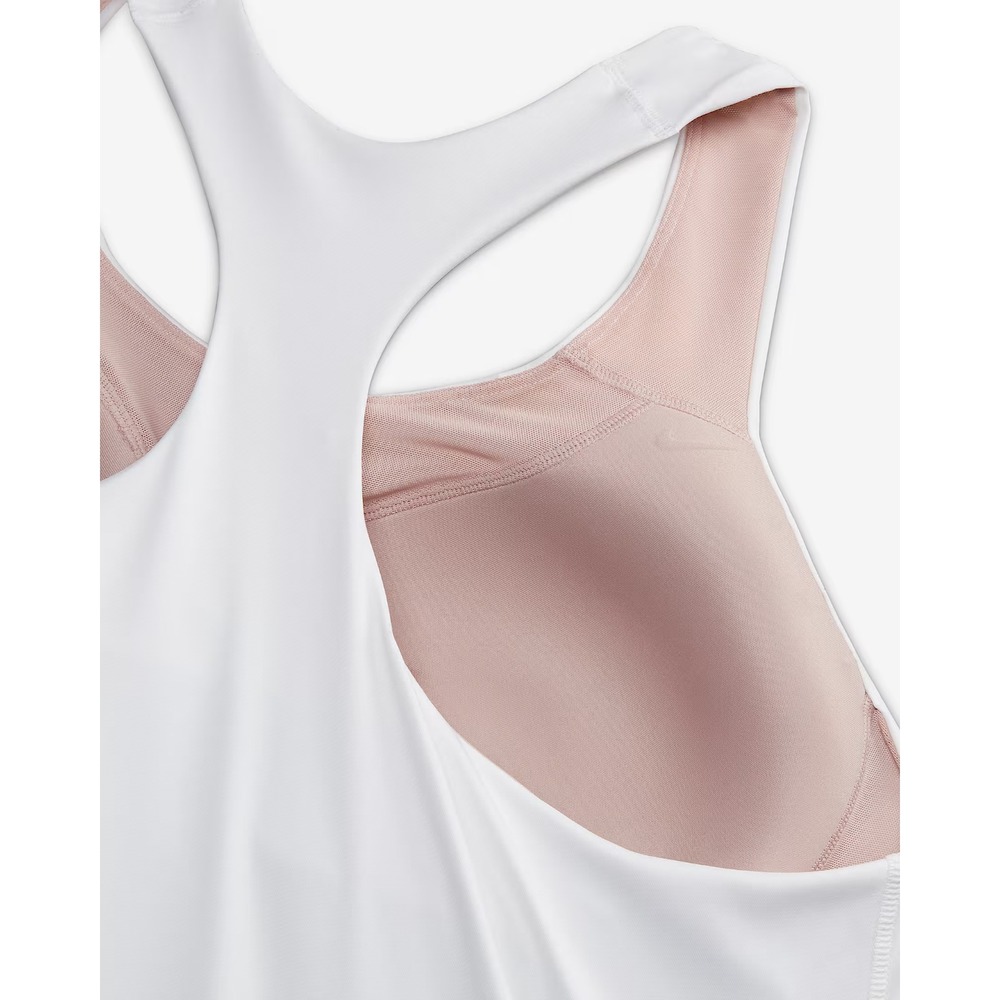 Nike Women's Plus Size 2X Medium-Support Padded Sports Bra Tank White - Picture 5 of 7
